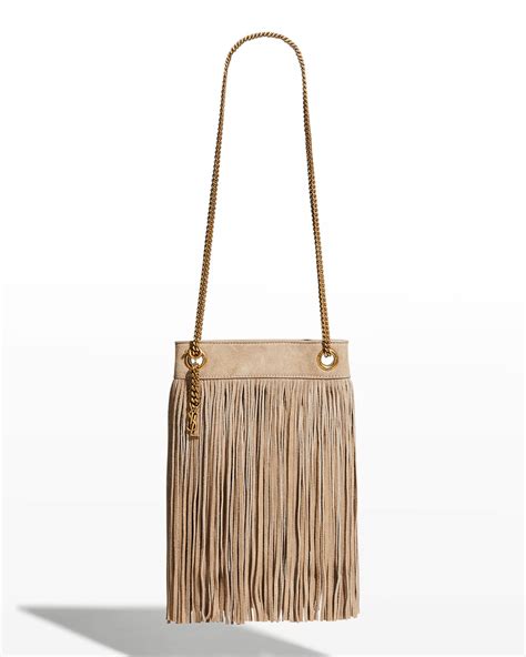 ysl grace bag|Saint Laurent Small Grace Fringe Leather Shoulder Bag.